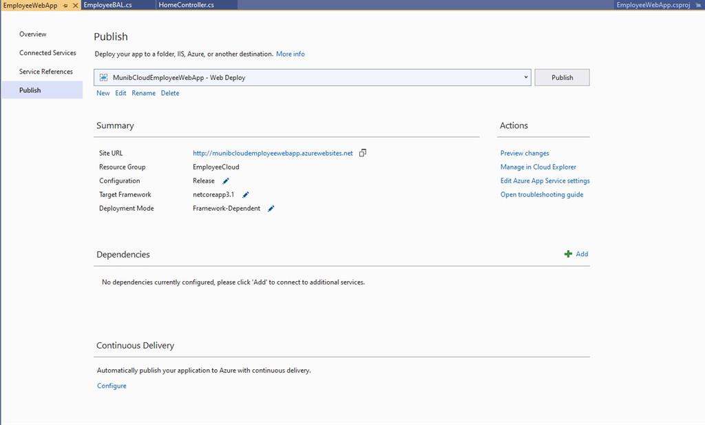 Building The .NET Cloud Application